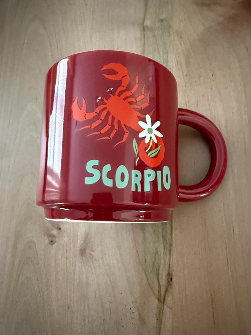 Room Essentials Red Scorpio Zodiac Mug